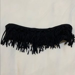 LSpace Bandeau Black Bikini Top